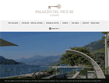 Tablet Screenshot of palazzodelvicere.com
